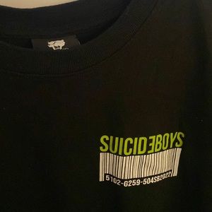suicide boys lime/black graphic tee